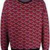 Versace La Greca geometric pattern jumper