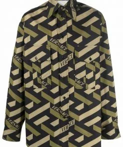 Versace La Greca print shirt