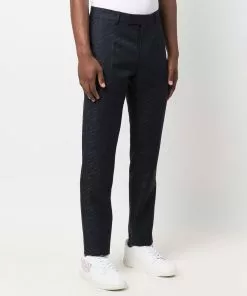 Versace monogram pattern tailored trousers