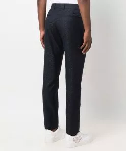 Versace monogram pattern tailored trousers