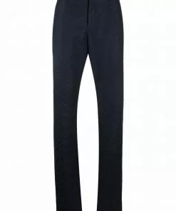 Versace monogram pattern tailored trousers