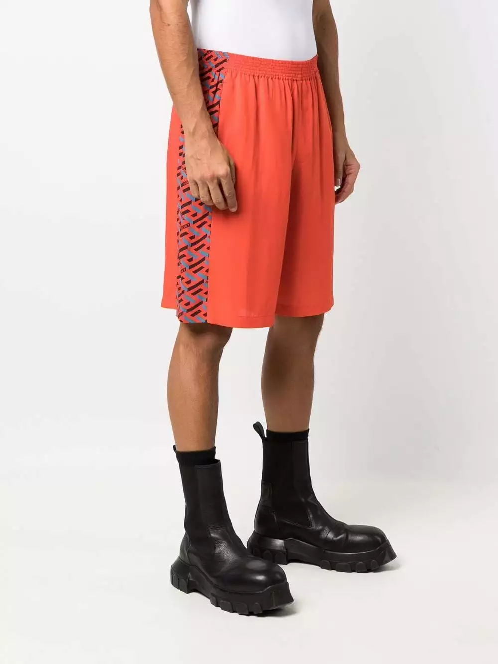 Versace La Greca detail track shorts 5 Versace La Greca detail track shorts