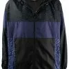 Versace panelled logo-print track jacket