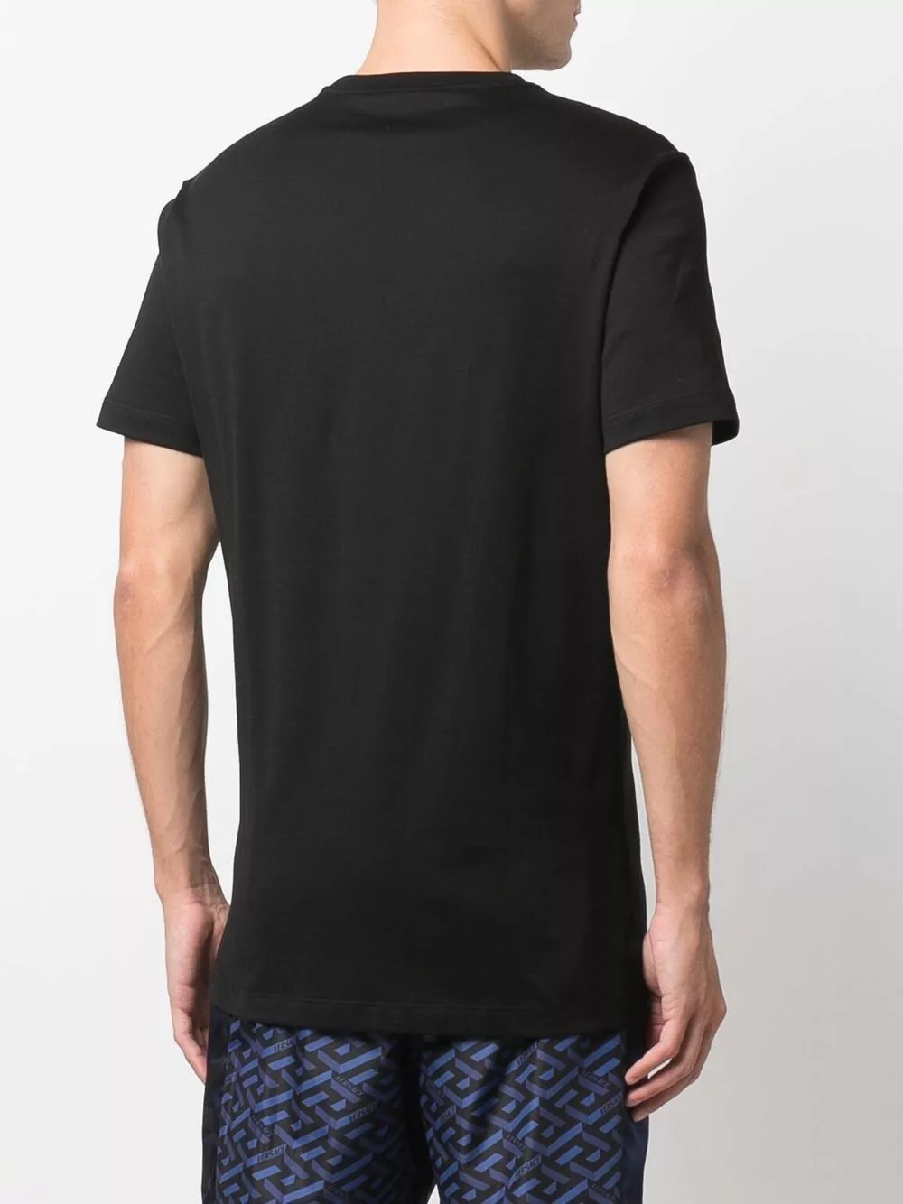 Versace Embroidered logo cotton T shirt 6 Versace embroidered logo cotton T-shirt