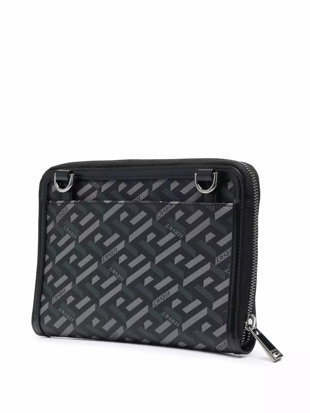 Versace Greca logo print leather clutch bag 6 Versace Greca logo-print leather clutch bag