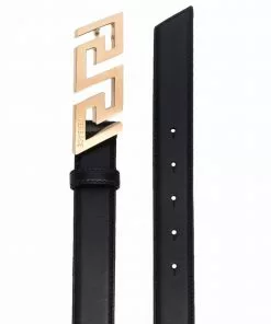 Versace Greca Key engraved buckle belt 5 Versace Greca Key engraved buckle belt