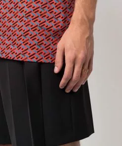 Versace logo letter ring