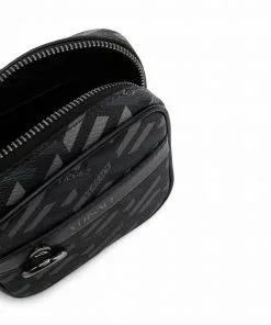 Versace Greca logo-print zip-up wallet