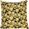 Versace Medusa medallion print cushion