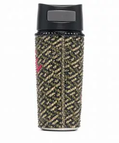 Versace La Greca crystal embellished travel flask 6 Versace La Greca crystal-embellished travel flask