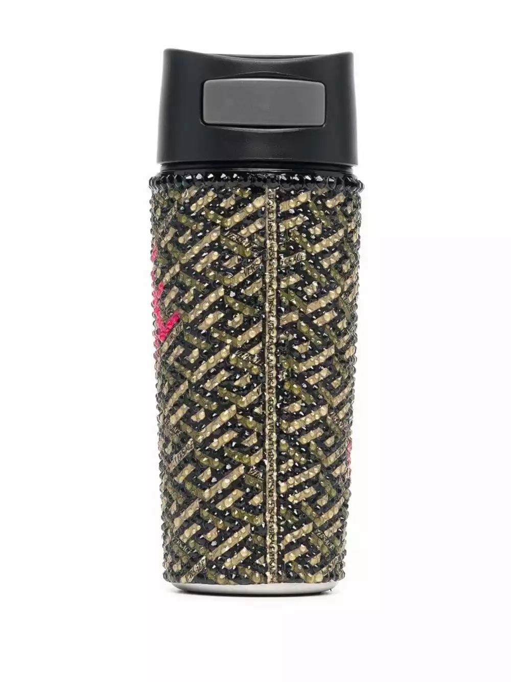 Versace La Greca crystal embellished travel flask 4 Versace La Greca crystal-embellished travel flask