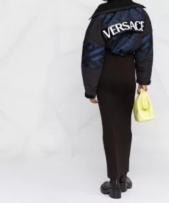 Versace cropped La Greca jacket