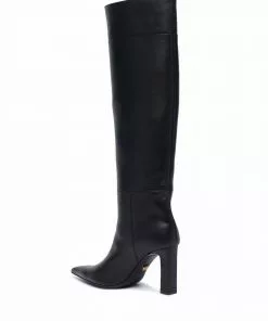 Versace Medusa Head plaque knee boots