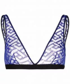 Versace La Greca triangle bra