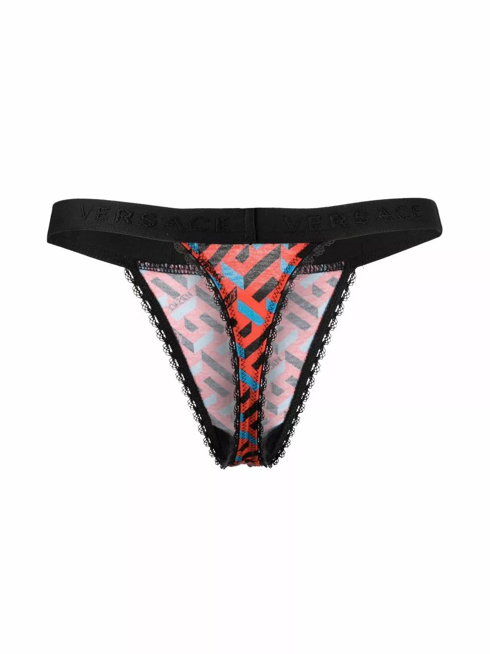Versace La Greca print thong 4 Versace La Greca print thong