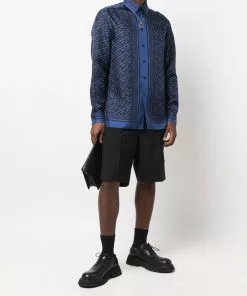 Versace La Greca silk shirt