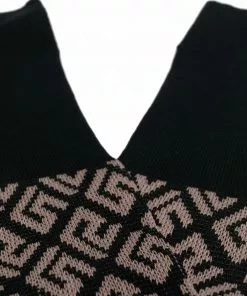 Versace Greca-print knitted socks