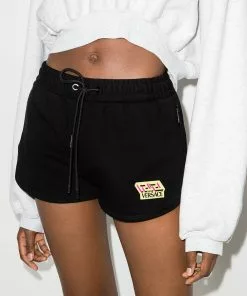 Versace La Greca patch running shorts