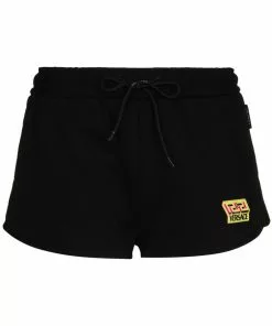 Versace La Greca patch running shorts