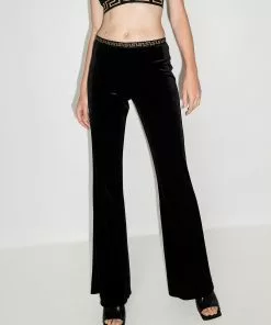 Versace Greca-pattern detail trousers