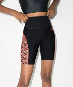Versace Greca Signature print cycling shorts