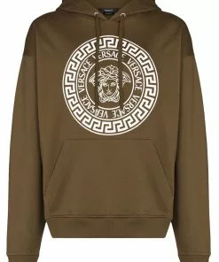 Versace Medusa drawstring hoodie