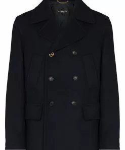 Versace Medusa double-breasted coat