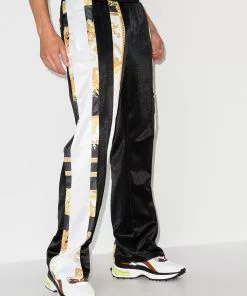 Versace Barocco-print satin track pants