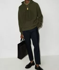 Versace Medusa logo knitted hoodie