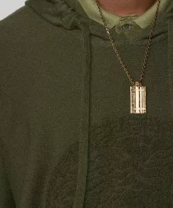 Versace Medusa logo knitted hoodie