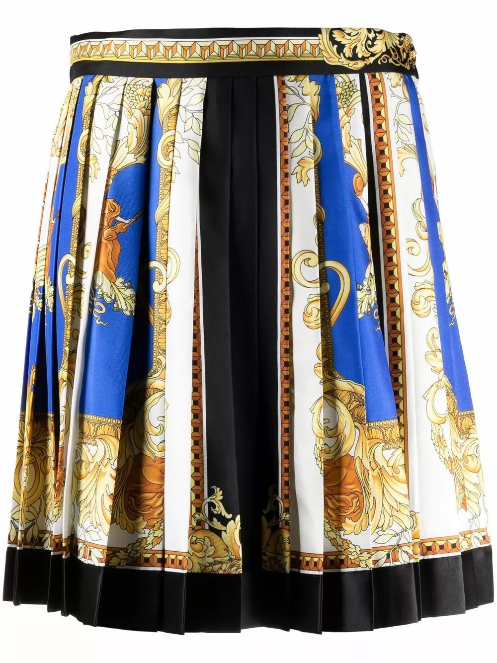 Versace Medusa Renaissance print pleated skirt 3 Versace Medusa Renaissance print pleated skirt