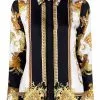 Versace baroque-print silk shirt