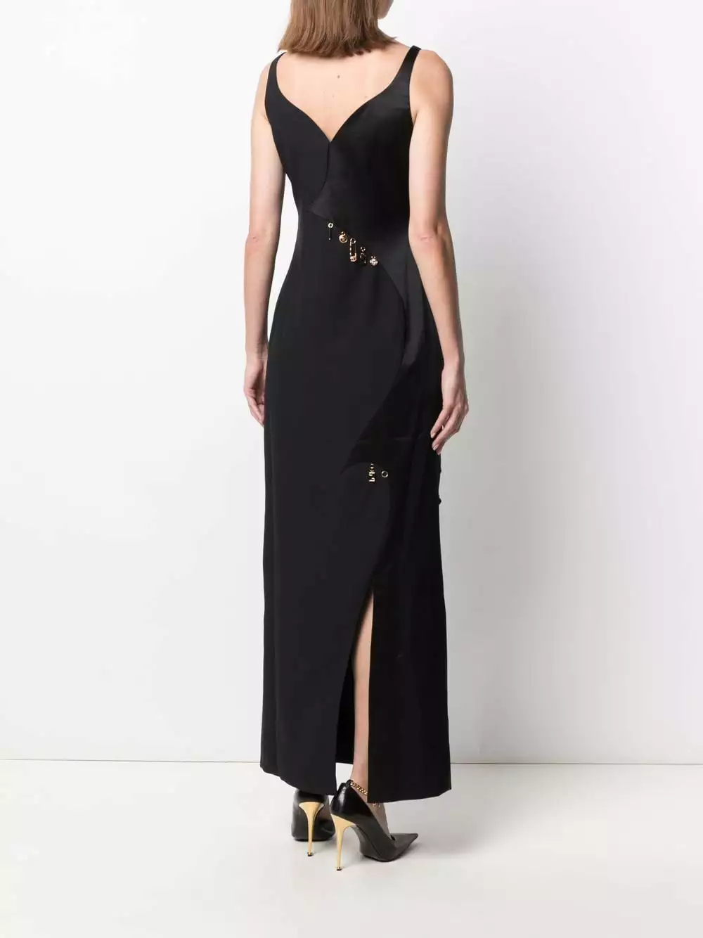 Versace Charm detail long dress 7 Versace charm-detail long dress
