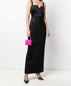 Versace Charm detail long dress 12 Versace charm-detail long dress