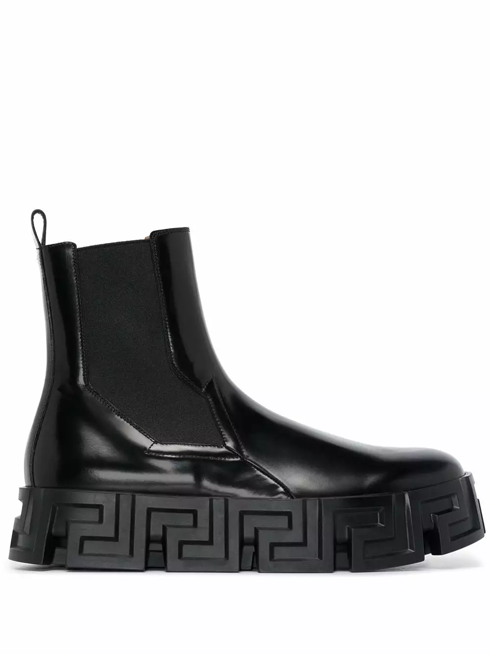 Versace Greca Labyrinth leather Chelsea boots 3 Versace Greca Labyrinth leather Chelsea boots