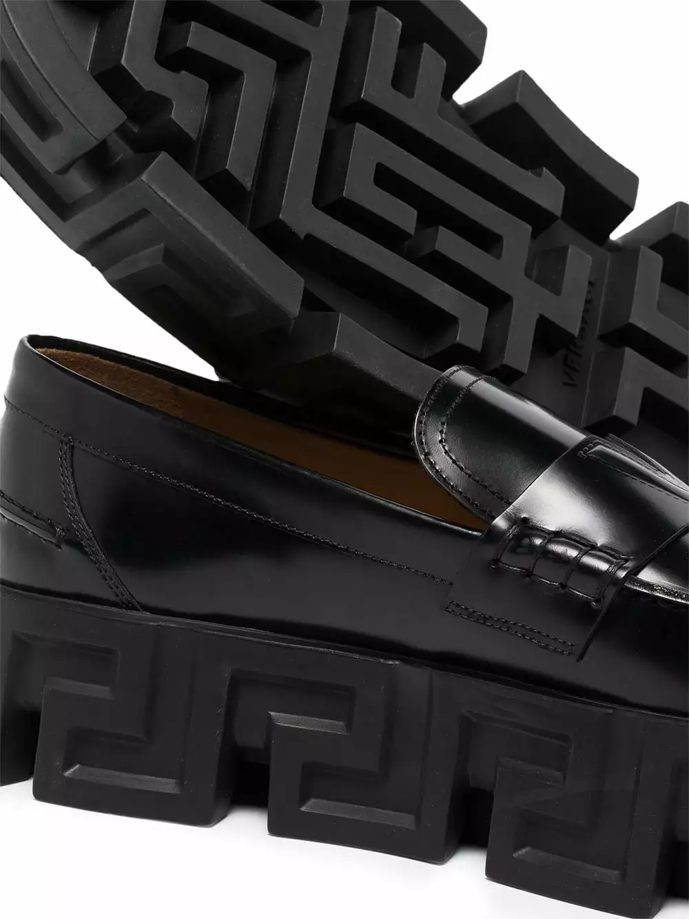 Versace Greca sole chunky loafers 4 Versace Greca-sole chunky loafers