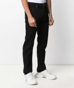 Versace straight-leg Medusa logo plaque jeans