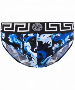 Versace Baroccoflage-print briefs