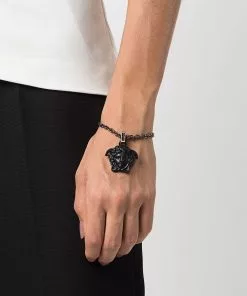 Versace Medusa-head charm bracelet