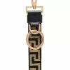 Versace Greca-pattern clasp-fastening keyring
