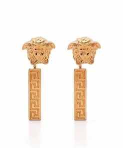 Versace Medusa Head drop earrings