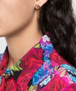 Versace Medusa Head drop earrings