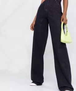 Versace Medusa patch wide leg jeans 14 Versace Medusa-patch wide-leg jeans