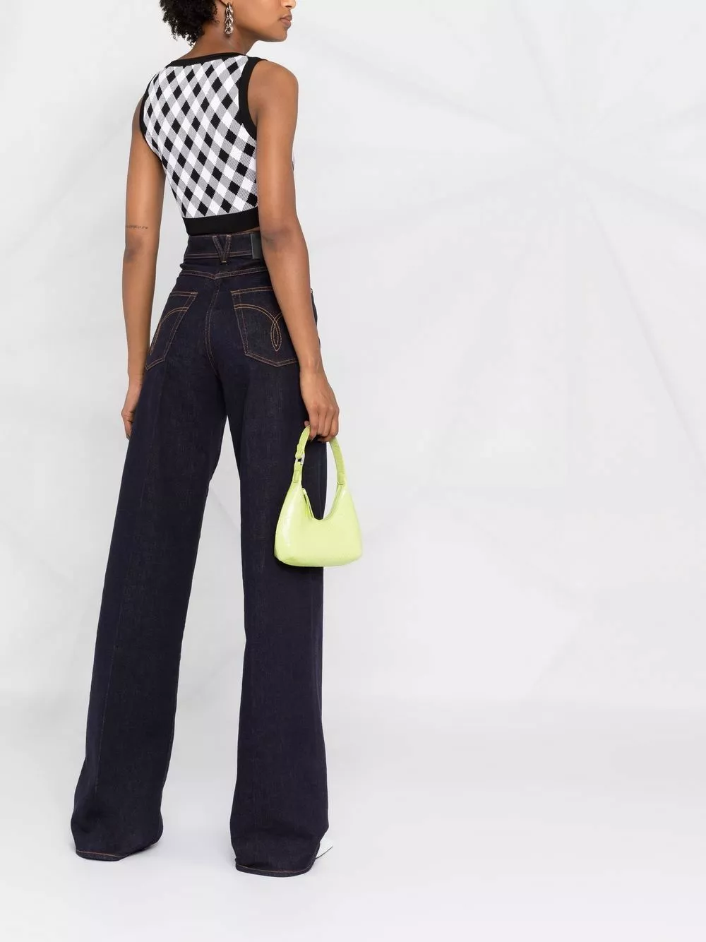 Versace Medusa patch wide leg jeans 6 Versace Medusa-patch wide-leg jeans