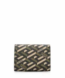 Versace La Greca-print wallet