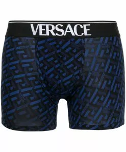 Versace Greca Signature Print trunks