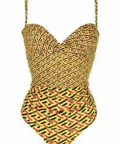 Versace Greca-print swimsuit