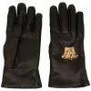 Versace La Medusa leather gloves