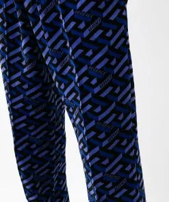 Versace La Greca print chenille track pants 13 Versace La Greca-print chenille track pants