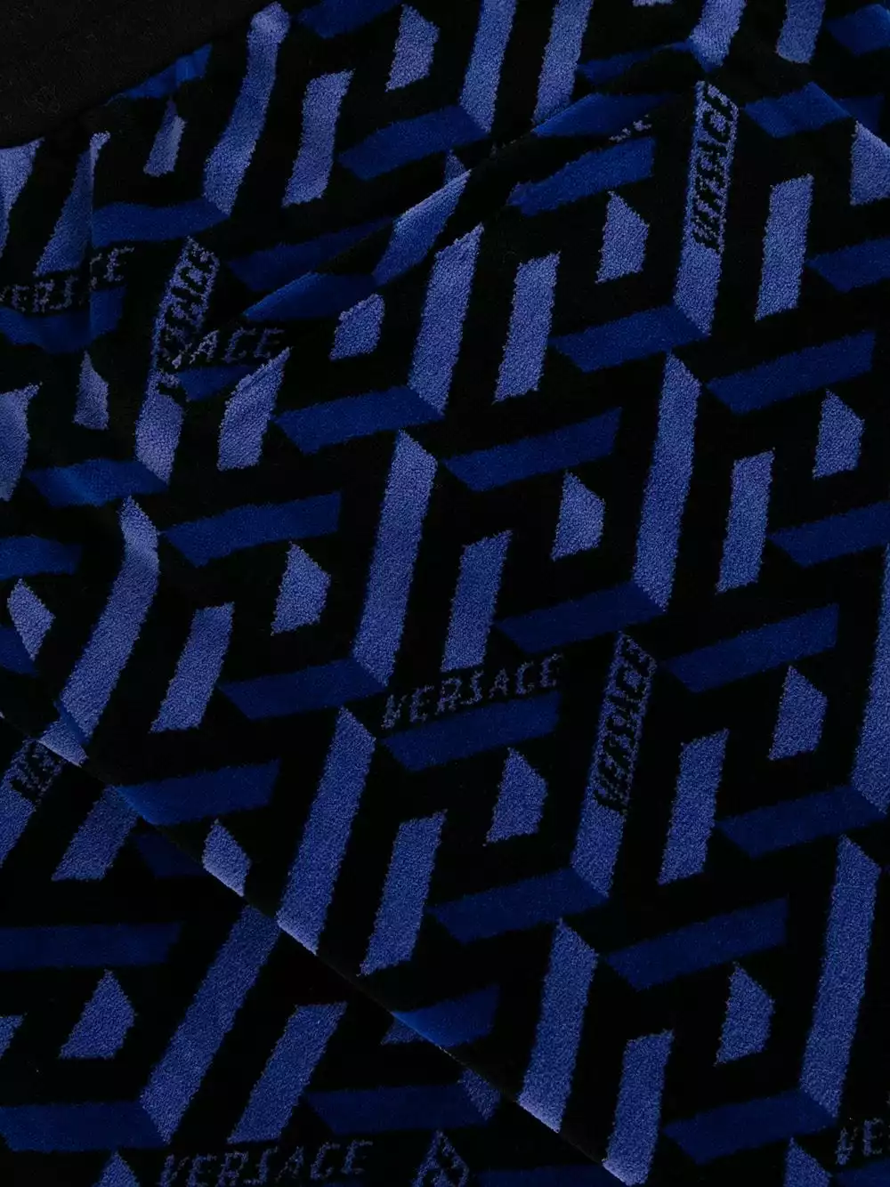 Versace La Greca print chenille track pants 9 Versace La Greca-print chenille track pants